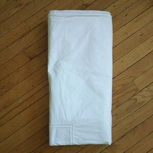 Sferra Grande Hotel Duvet Cover Full Queen Long Staple Cotton White Embroidered
